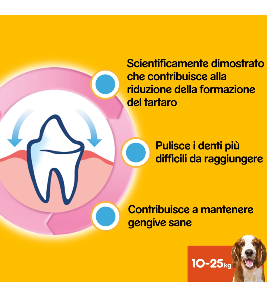 PEDIGREE - DENTASTIX SNACK IGIENE ORALE MEDIUM, 56 PZ